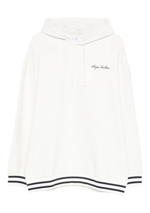 Sergio Tacchini Cimabue striped-trim hoodie - White