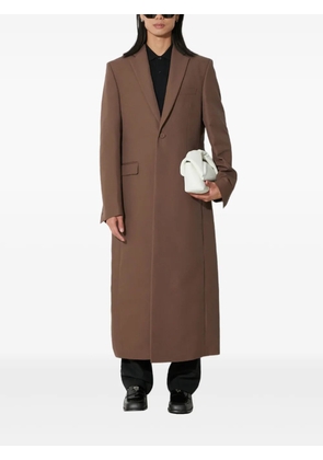 424 single-breasted coat - Brown