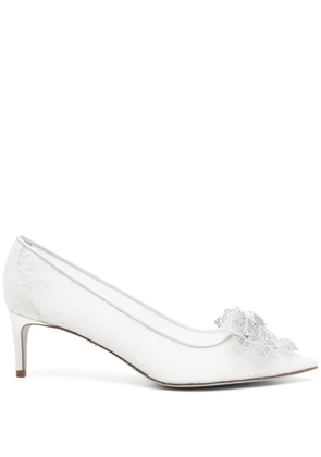 René Caovilla 60mm Veneziana pumps - White