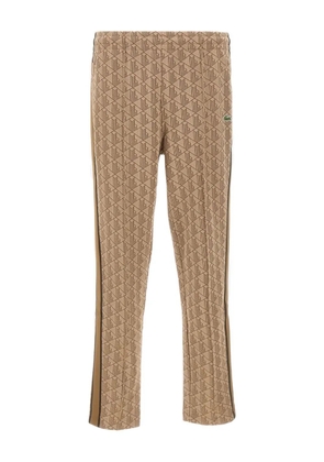 Lacoste monogram trousers - Brown