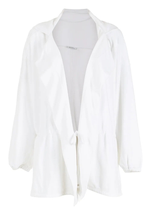 Amir Slama slouch hooded jacket - White