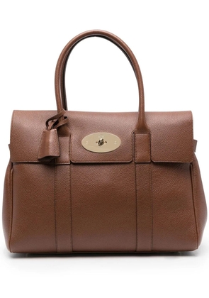Mulberry twist-lock tote bag - Brown