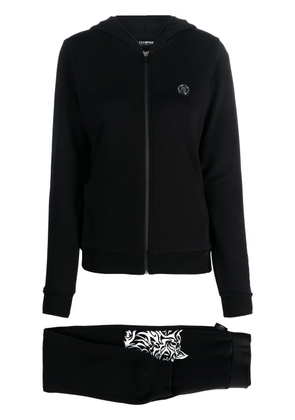 Plein Sport logo-print jogging tracksuit - Black