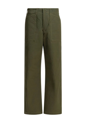 Buzz Ricksons patch-pocket cotton trousers - Green