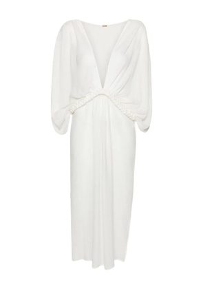 Cult Gaia Inga tied cover-up - White