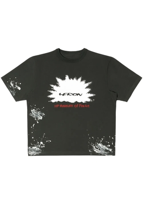 Heron Preston Museum graphic-print T-Shirt - Black
