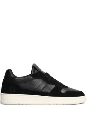 D.A.T.E. leather suede sneakers - Black