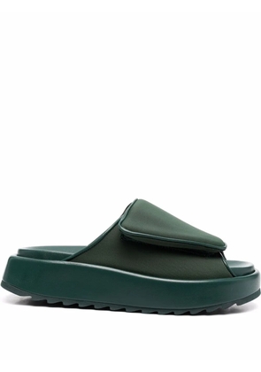 GIABORGHINI Gia 1 touch-strap sandals - Green