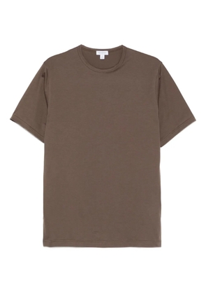 Sunspel cotton T-shirt - Brown