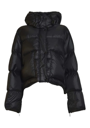 SOLOTRE hooded puffer jacket - Black
