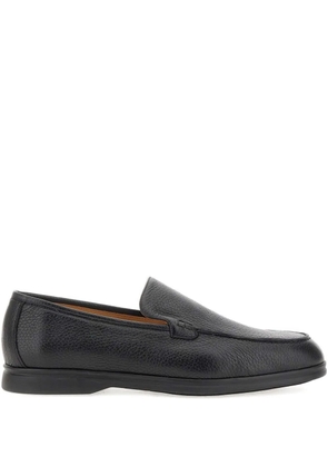 Duca Degli Abruzzi Lorenzo Plain leather loafers - Black
