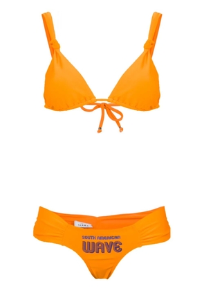 Amir Slama South American Wave bikini set - Orange