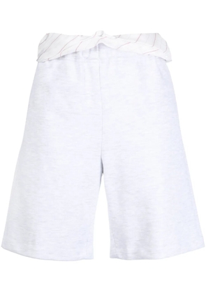 System cotton track shorts - Grey