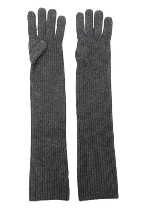 LouLou de Saison Milo cashmere gloves - Grey