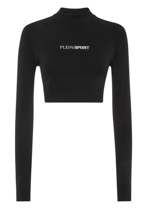 Plein Sport cropped performance top - Black