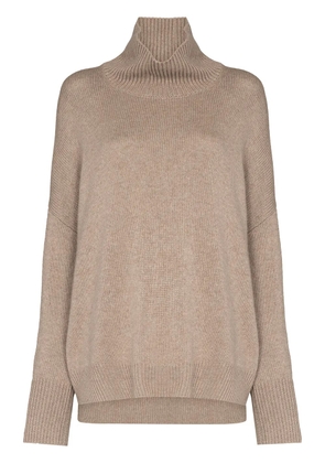 Lisa Yang Heidi roll-neck jumper - Neutrals