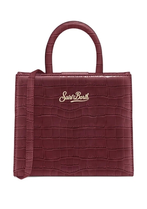 MC2 Saint Barth logo-plaque tote bag - Red