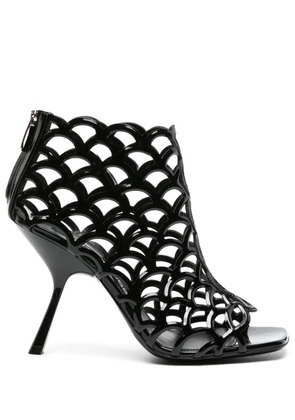 Sergio Rossi SR Mermaid 90mm patent leather pumps - Black