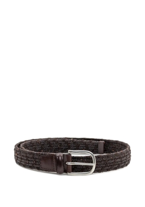 Orciani woven belt - Brown