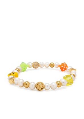 Nialaya Jewelry bead-embellished bracelet - White