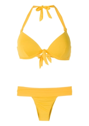 Amir Slama triangle top bikini set - Yellow