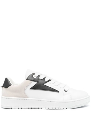 Neil Barrett Duran leather sneakers - White