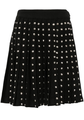 Saiid Kobeisy beaded tennis skirt - Black