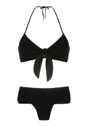 Amir Slama bow-embellished bikini - Black