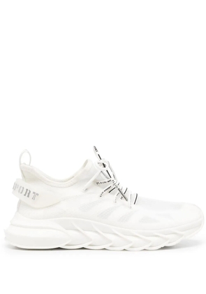 Plein Sport logo lace-up sneakers - White