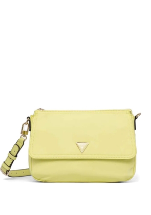GUESS USA logo-plaque crossbody bag - Yellow