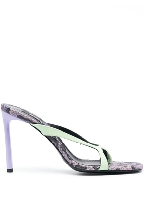 Sergio Rossi 95mm Sr Aracne sandals - Green