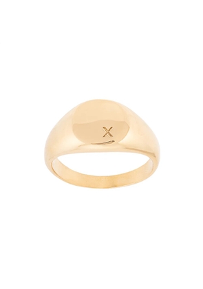 Nialaya Jewelry classic signet ring - Gold