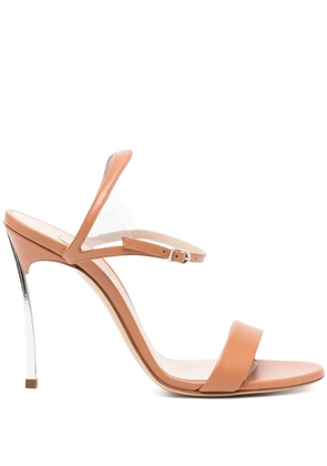 Casadei Blade V Celebrity 110mm sandals - Brown