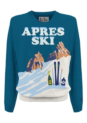 MC2 Saint Barth Heron printed sweater - Blue