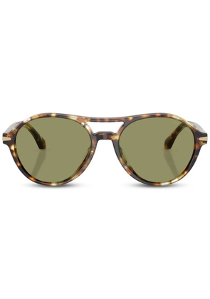 Giorgio Armani round-frame sunglasses - Brown