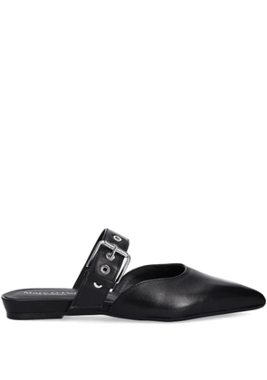 Marc O'Polo buckle pointed-toe mules - Black