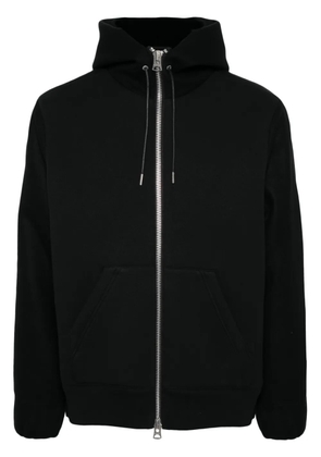 sacai panelled hoodie - Black
