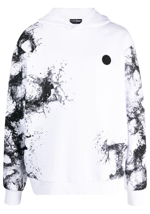 Plein Sport Splash Extreme cotton hoodie - White