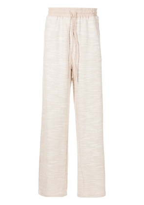 Amir Slama textured track pants - Neutrals