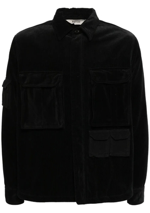 ASPESI corduroy shirt jacket - Black