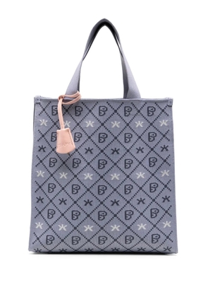 BAPY BY *A BATHING APE® argyle check graphic tote bag - Blue