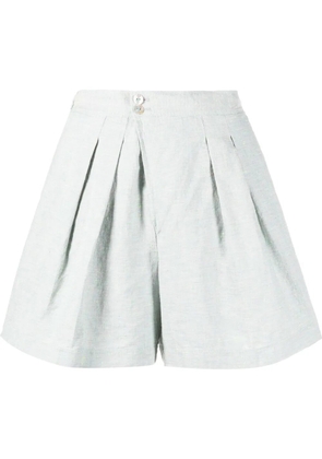 Forte Forte Tweed high-waisted shorts - Blue