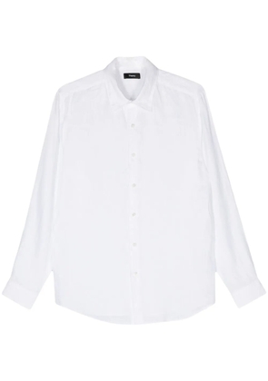 Theory Irving linen shirt - White
