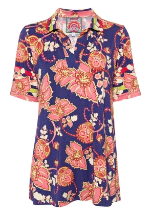 Johnny Was Montreux polo top - Blue