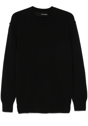 Isabel Benenato crew-neck sweater - Black