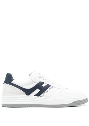 Hogan H630 logo-patch low-top sneakers - White