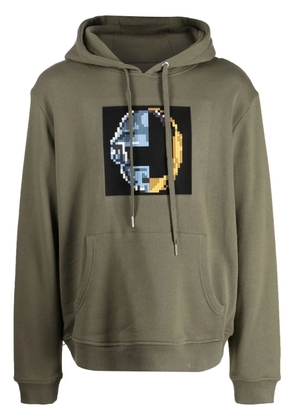 Mostly Heard Rarely Seen 8-Bit graphic-print cotton hoodie - Green