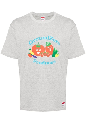 Ground Zero graphic-print cotton T-shirt - Grey