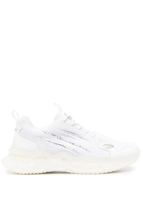 Plein Sport Runner panelled lace-up sneakers - White