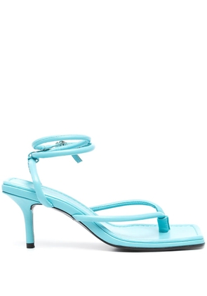 Juun.J padded thong-strap sandals - Blue